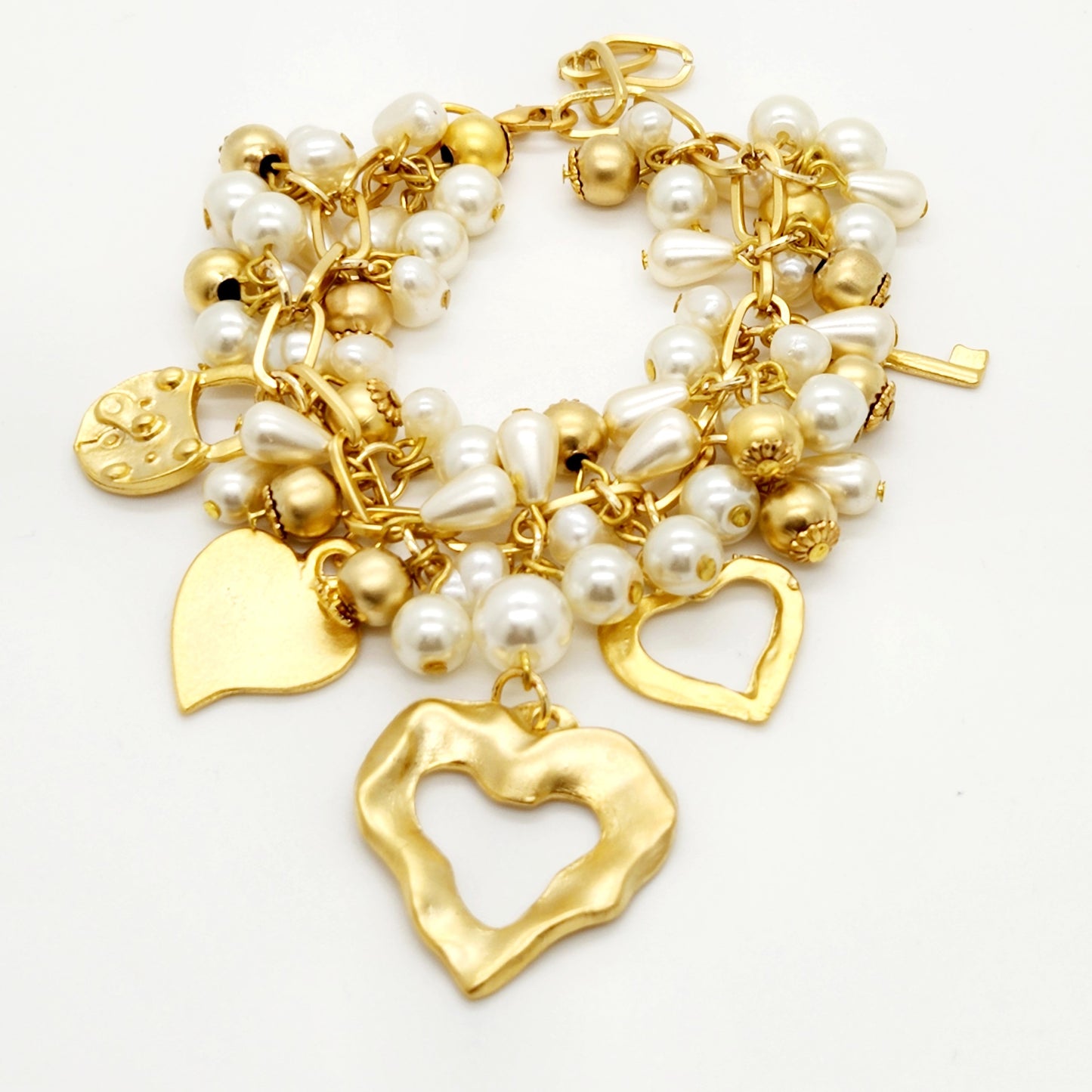 Hearts & Lock Bracelet