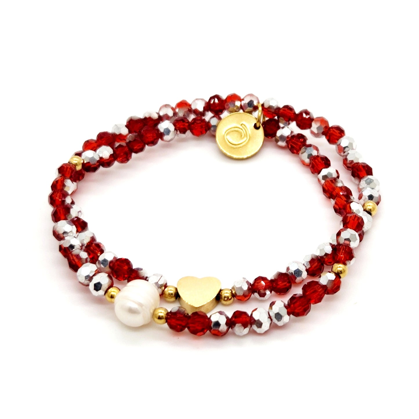 Heart & Beads Bracelet