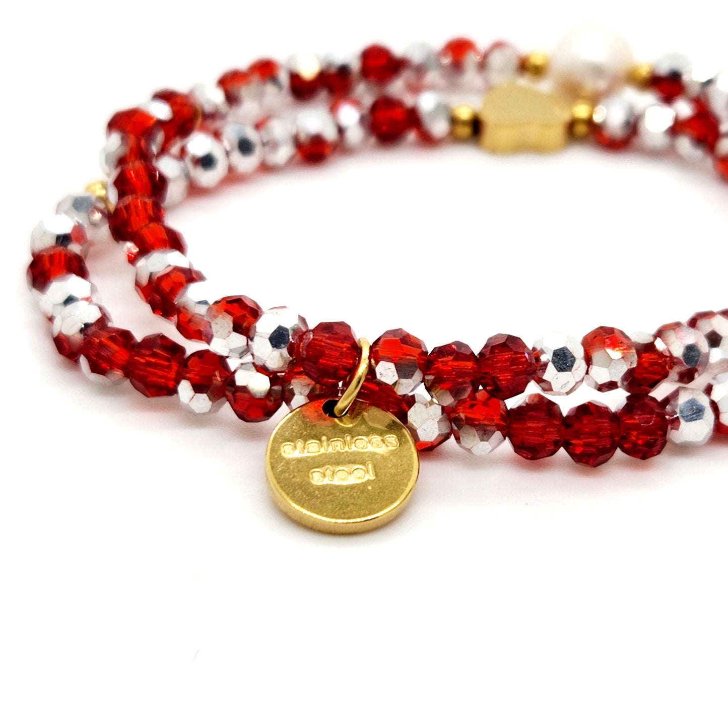 Heart & Beads Bracelet