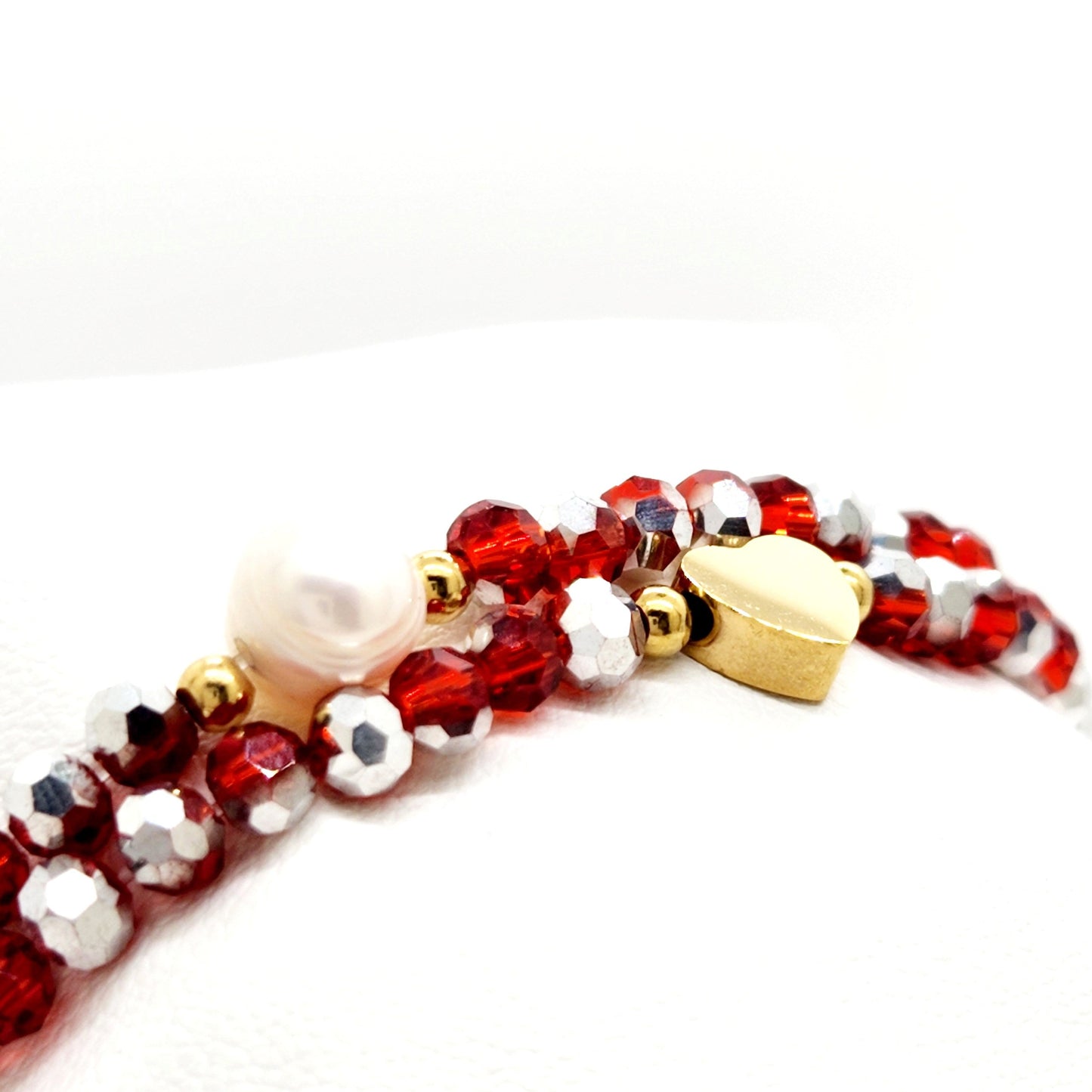 Heart & Beads Bracelet