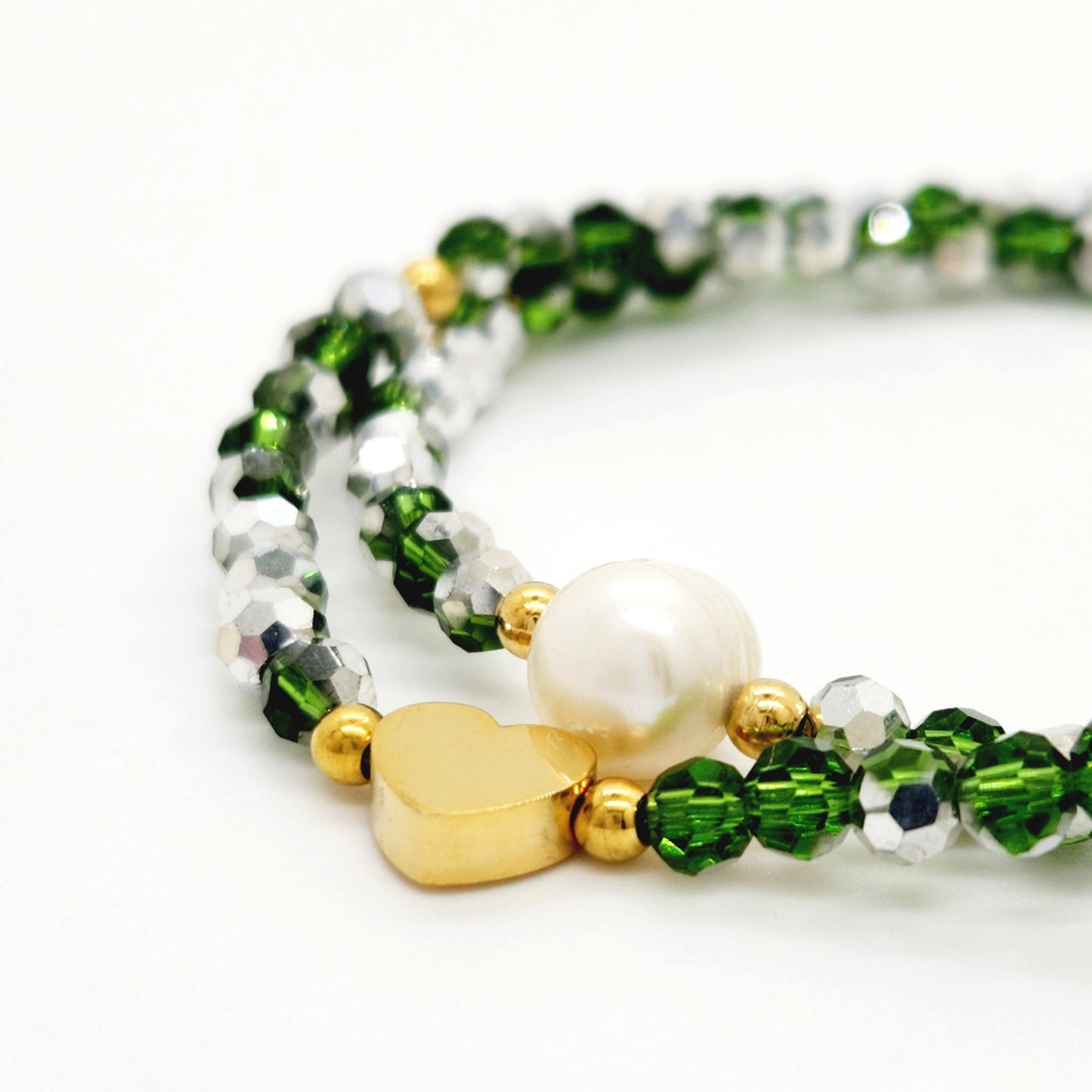 Heart & Beads Bracelet