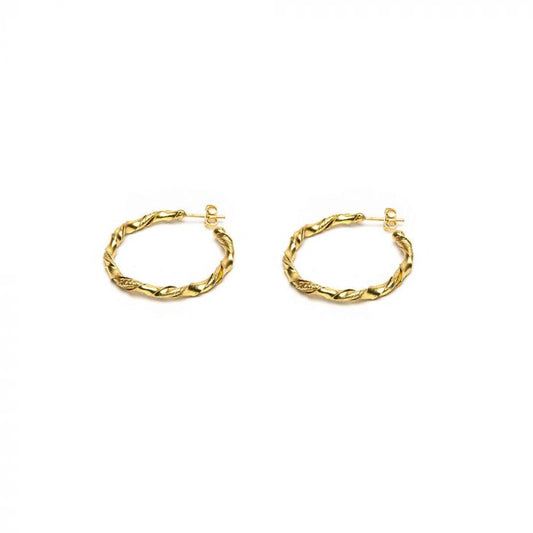 Hoop Ribbon Earrings