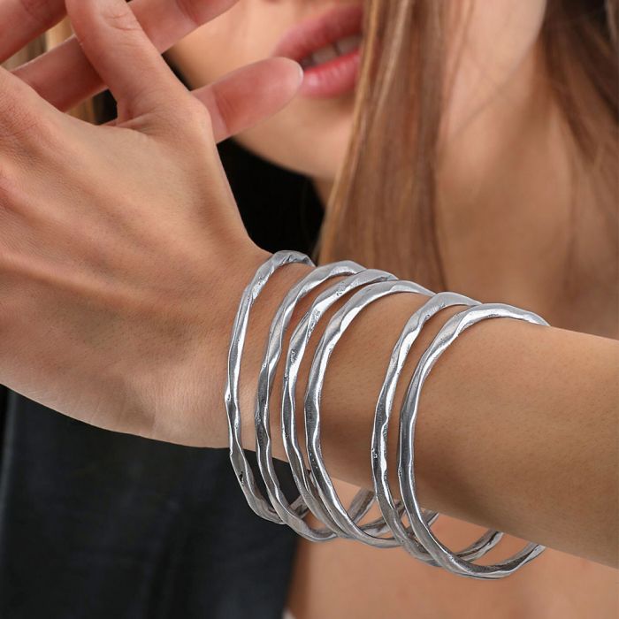 Irregular Bracelets Set