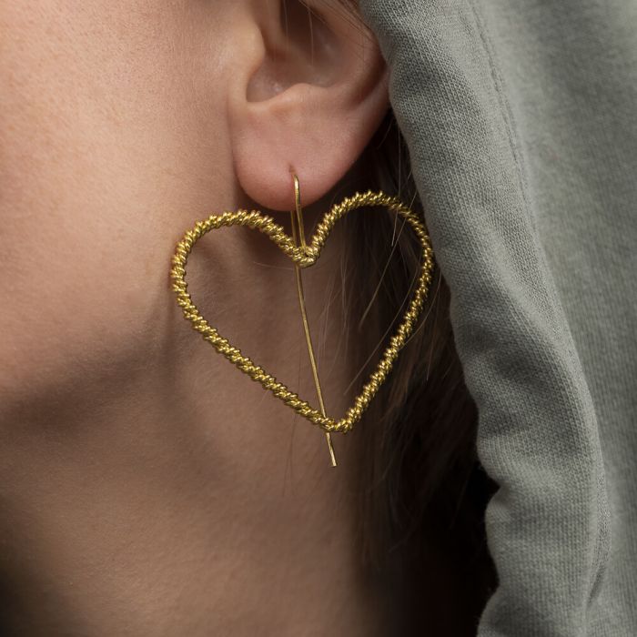 Heart & Needle Earrings